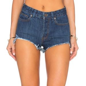 Free People Logan Denim Shorts in Rinse Wash